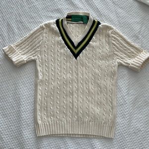 liz claiborne vintage golf knit top